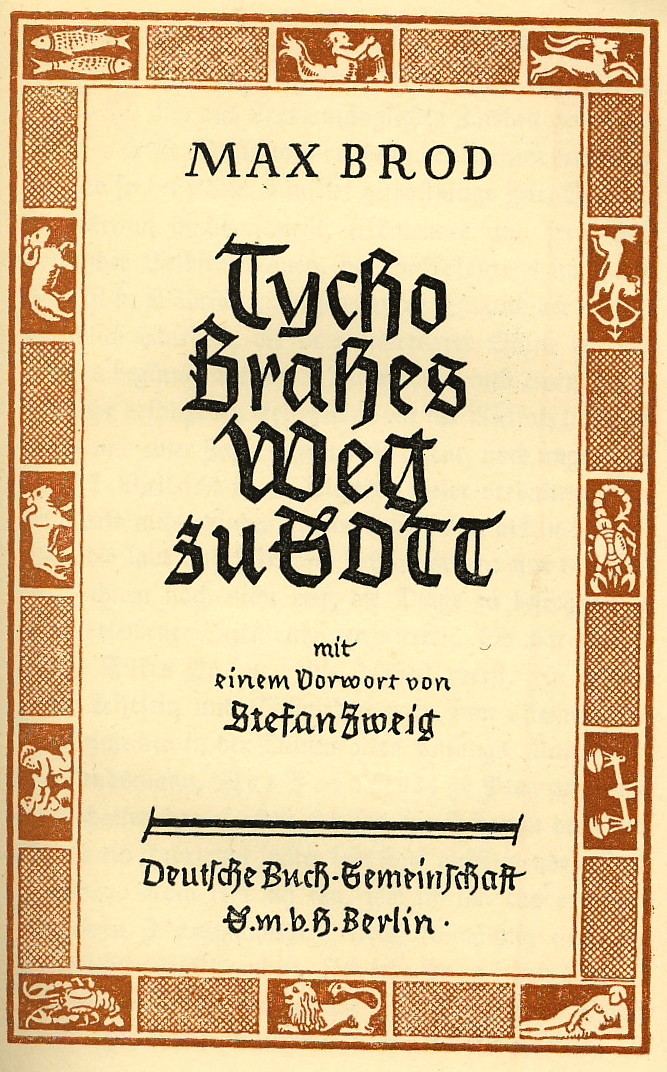 Tycho Brahe Max Brod