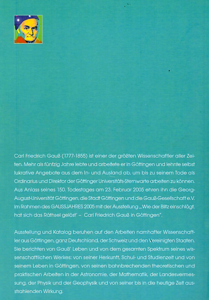 Carl Friedrich Gauss Göttingen