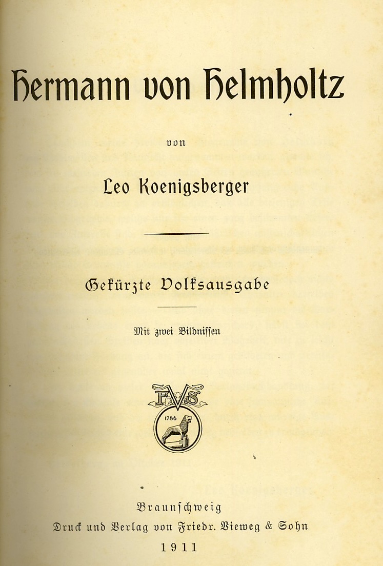 Hermann von Helmholtz