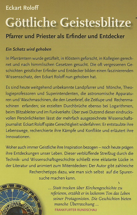 Narurwissenschaftler Priester Pfarrer Biografie