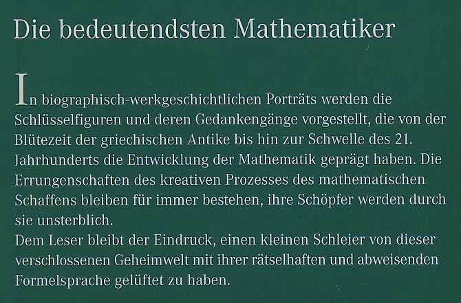 Mathematiker
                Biografie